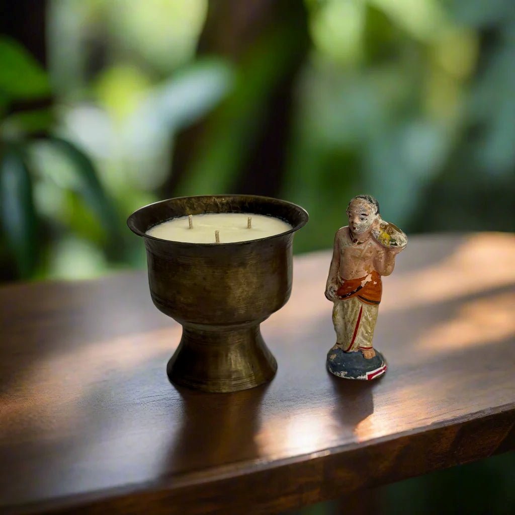 Antique Brass Cup - Eraya Aesthetic