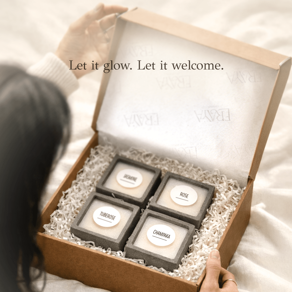Jyoti & Bloom - Traditional Gift Box (Set of 4) - Eraya Aesthetic