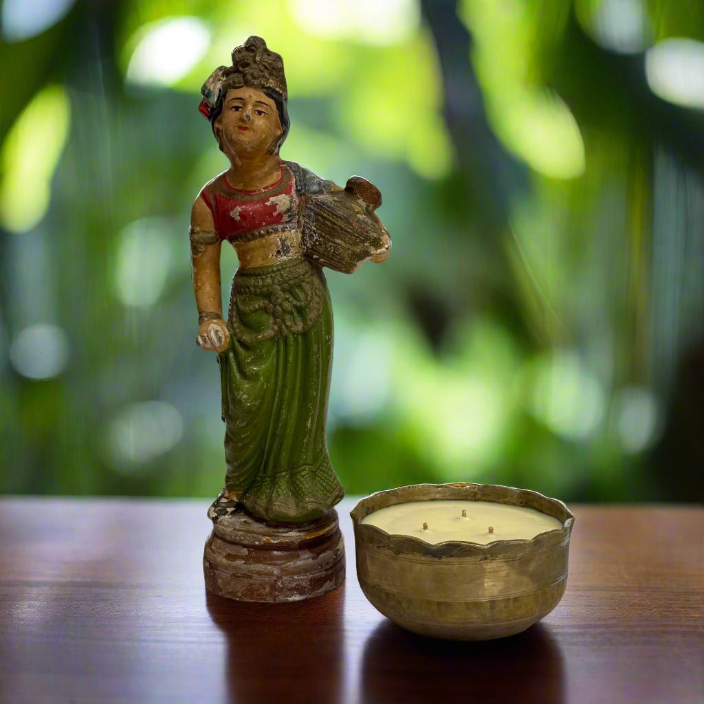 Vintage Brass Bowl - Eraya Aesthetic