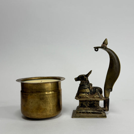Antique Brass Jar - Eraya Aesthetic
