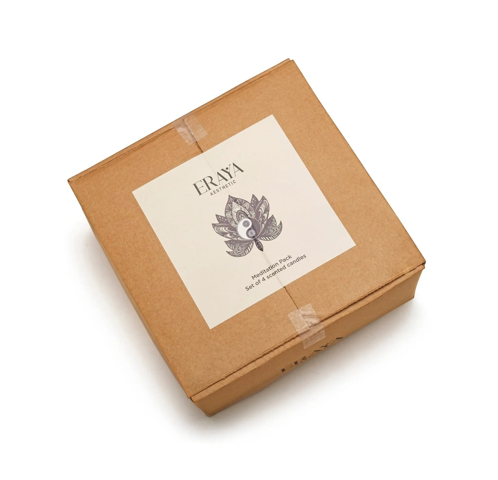 Meditation Pack, Set of 4 Scented Candles - Eraya Aesthetic