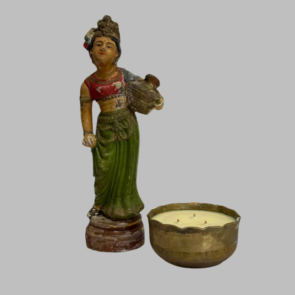 Vintage Brass Bowl - Eraya Aesthetic